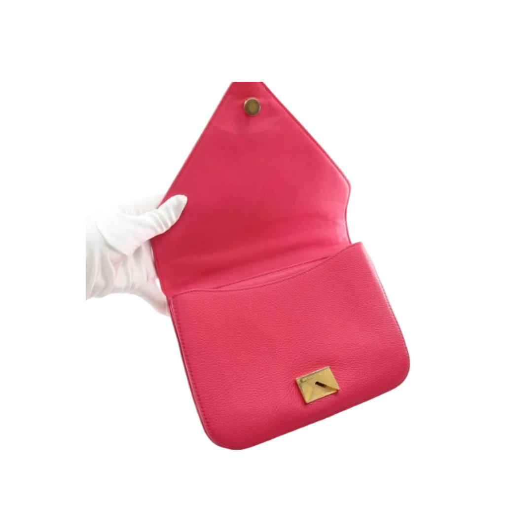 Bottega Veneta Pink Mount Messenger Bag