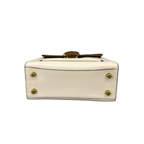Coach Tabby Top Handle 20 Pebbled Leather Bag – Chalk White
