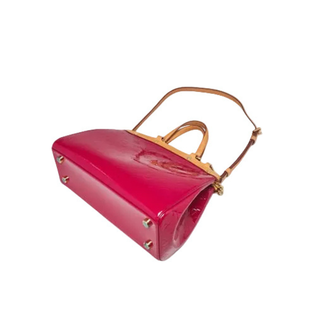 Louis Vuitton Brea MM Monogram Vernis Leather Bag – Rose Indien