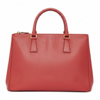 Prada Saffiano Lux Galleria Tote Bag - Red Leather (Pre-owned)