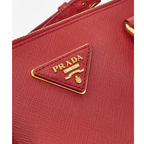 Prada Saffiano Lux Galleria Tote Bag - Red Leather (Pre-owned)