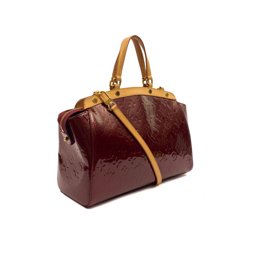 Louis Vuitton Brea MM Monogram Vernis Leather Bag – Amarante