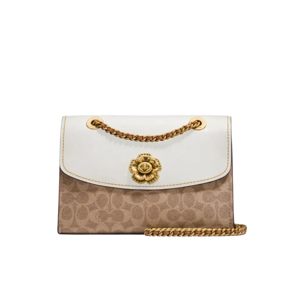 Coach Parker Signature Chain Shoulder Bag
